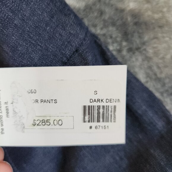 Never A Wallflower Blue Matador High Rise Pants Small Wide Leg Palazzo NEW $285 - Picture 14 of 14